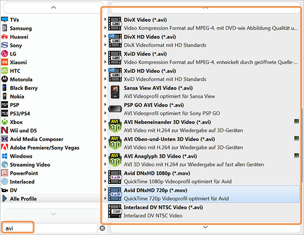 trp avi converter, trp in avi umwandeln