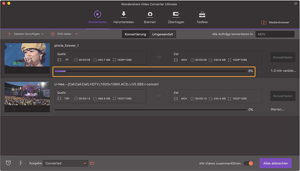 TRP MOV Converter Mac, TRP in MOV umwandeln Mac